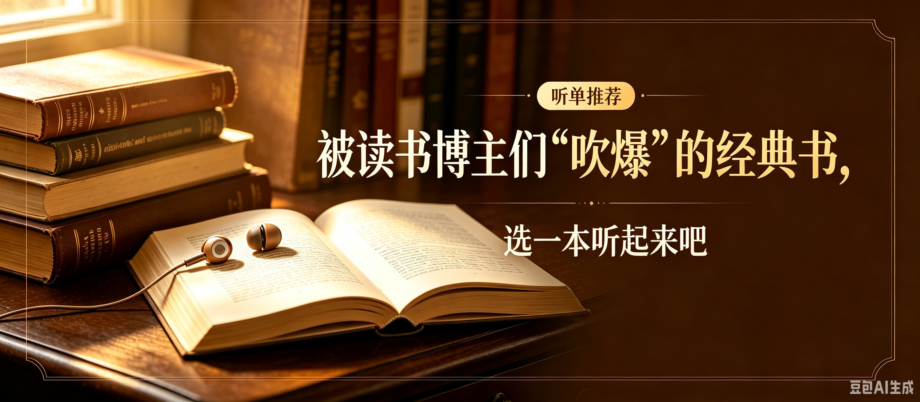 听单推荐丨被读书博主们 “吹爆” 的经典书，选一本听起来吧