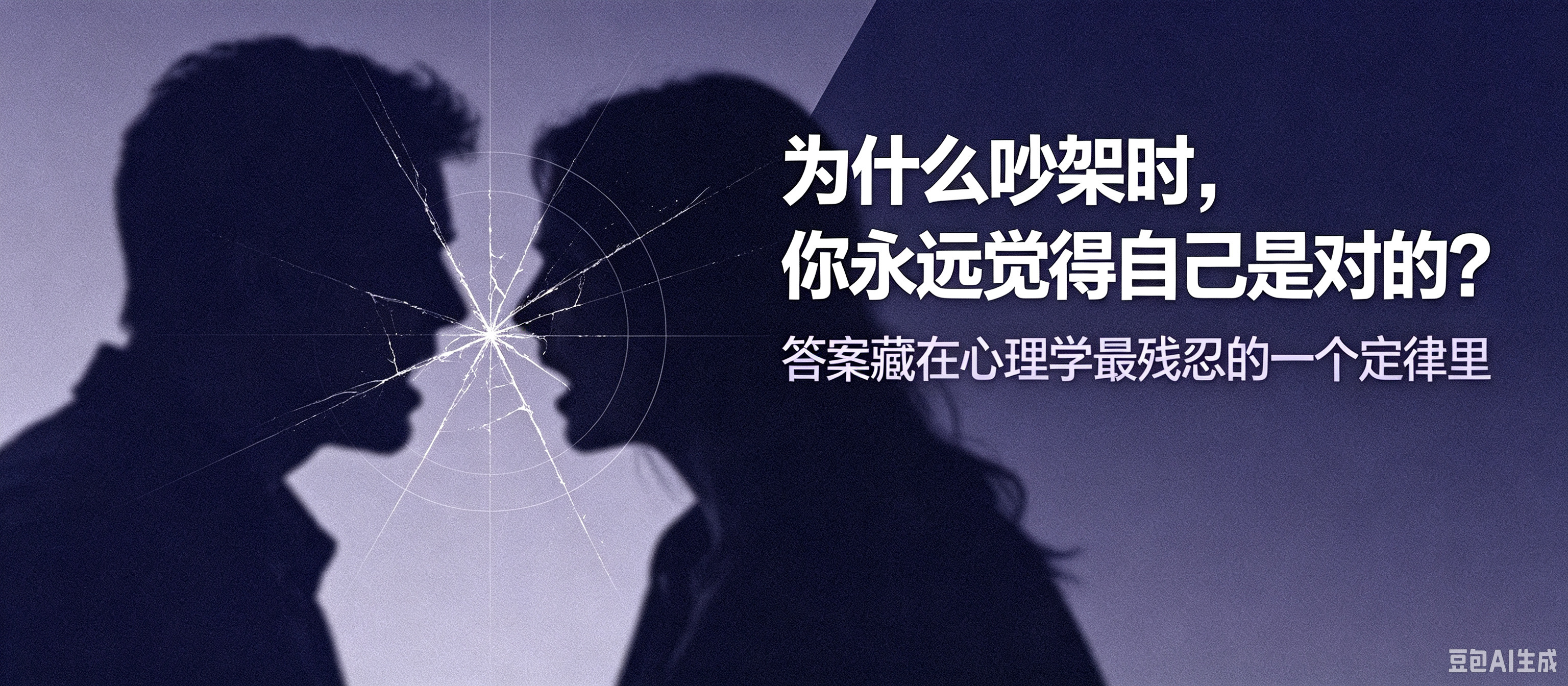 吵架总觉得自己没错？ 读懂这条残酷心理学定律
