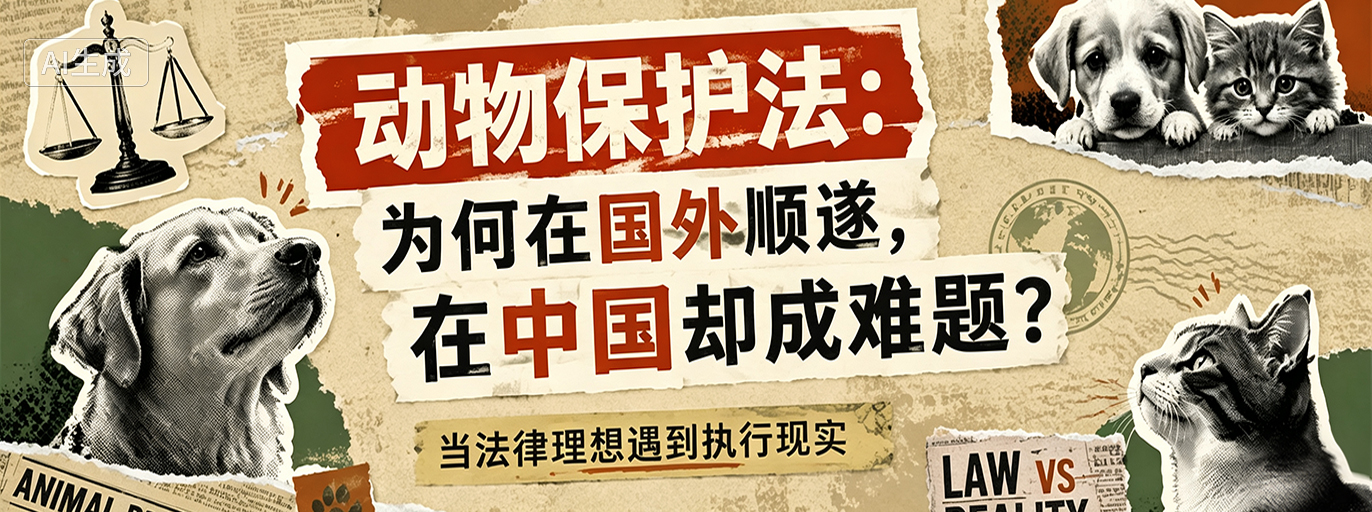 动物保护法：为何在国外顺遂，在中国却成难题？