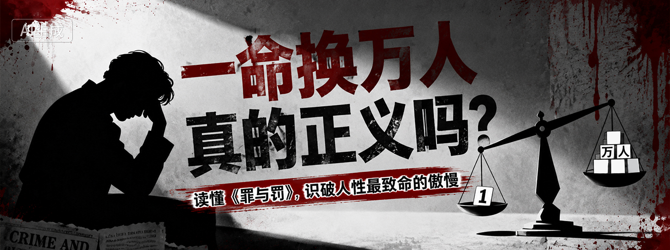 拉斯柯尔尼科夫的超人理论：如果杀一个人，能救一万人，你杀不杀